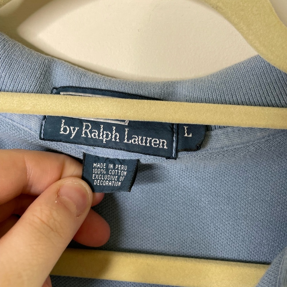 Polo Ralph Lauren Blue Polo Men's Large - Picture 3 of 4